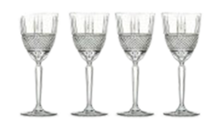 Lyngby Glas Brillante hvidvinsglas 23 cl. 4 stk
